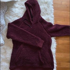 sherpa hoodie